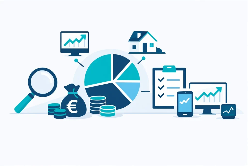 Strategien Geld anlegen: Diversifikation, Analyse und Investitionen.