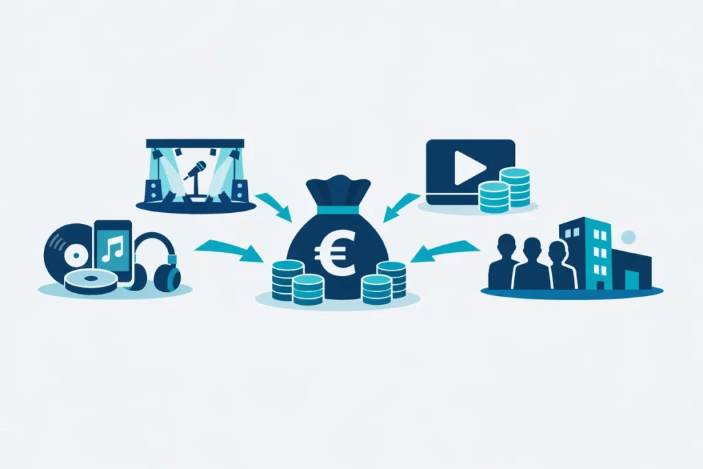 Capo Vermögen Einnahmequellen Musik, Konzerte, YouTube, Label.