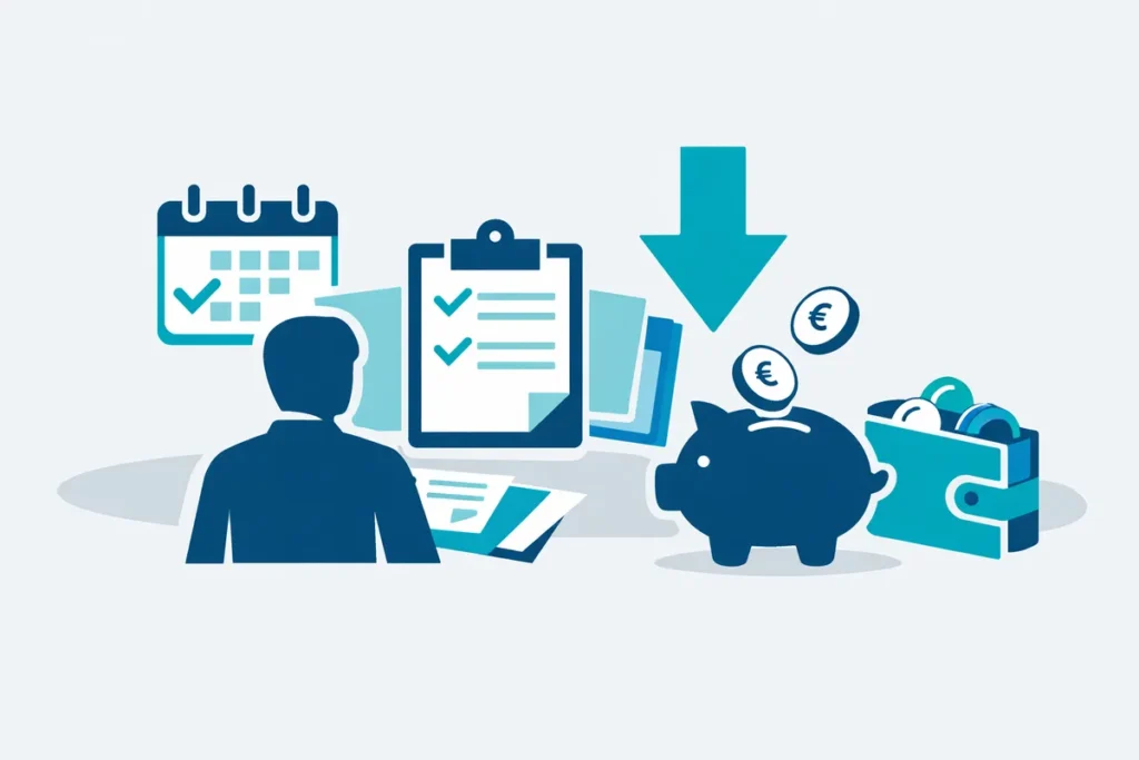 Lohnsteuer Freibeträge beantragen mit Formular, Kalender und Steuervorteil.