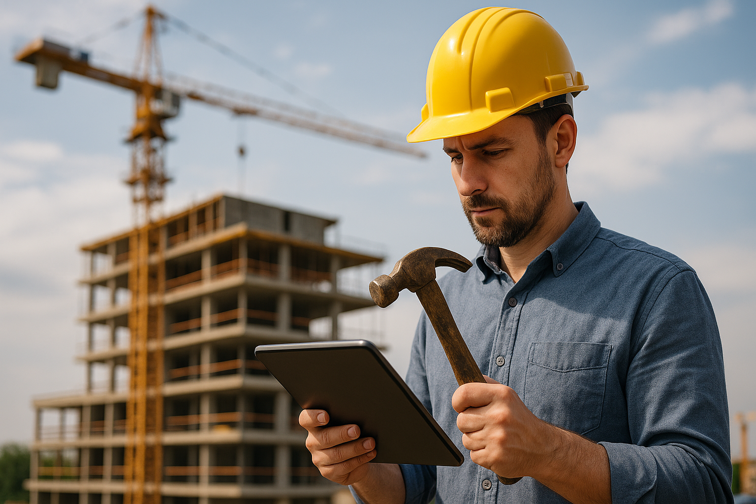 Wenn der Hammer das Tablet ersetzt: Digitalisierung im Baugewerbe