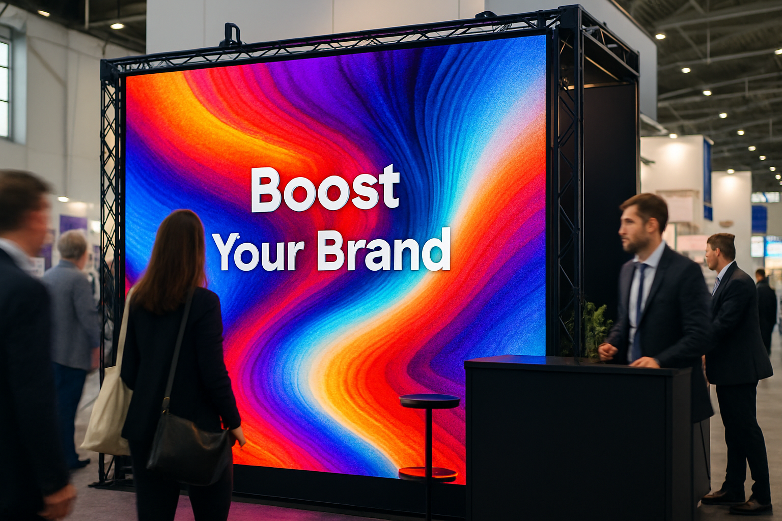LED-Messewand: Wie sie Aufmerksamkeit steigern und Umsatz fördern