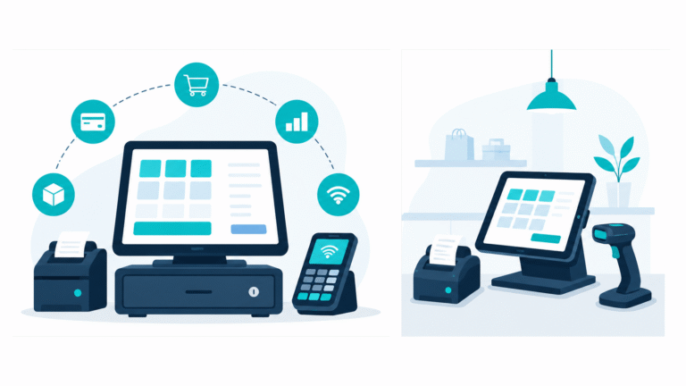 POS-Systeme mit Kassenterminal und digitaler Zahlung