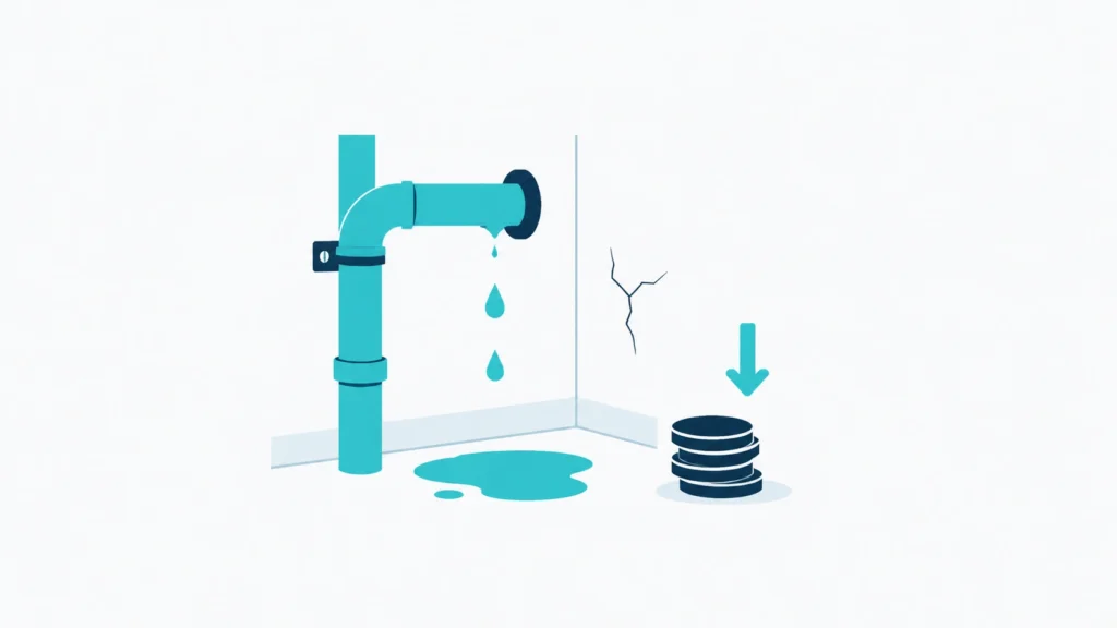 Mietminderung wegen Wasserschaden und undichter Leitung