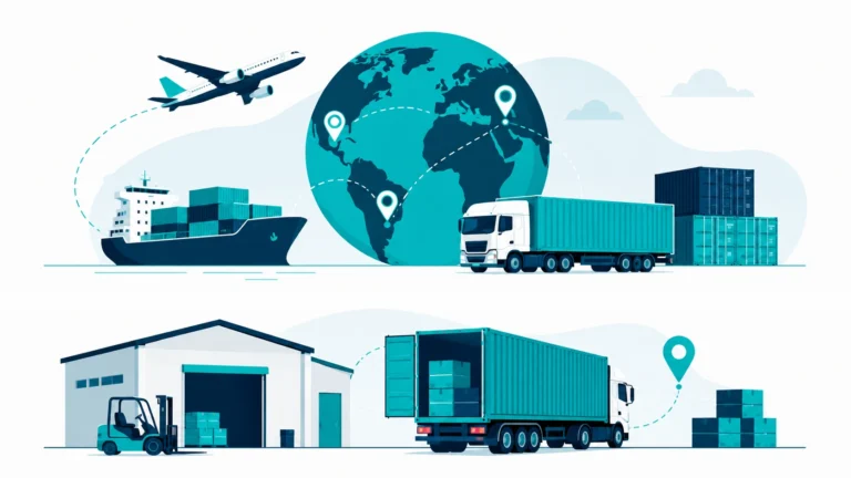 Verpackungskosten: Logistik mit weltweiten Transportwegen und Lager